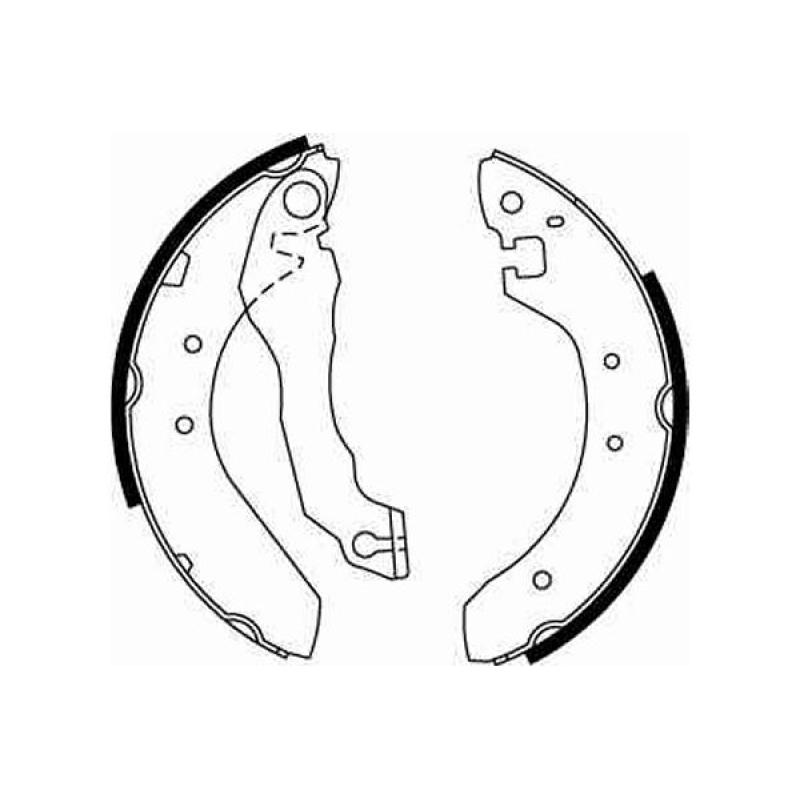 Jeu de mâchoires de frein TRW GS6176 - Visuel 1