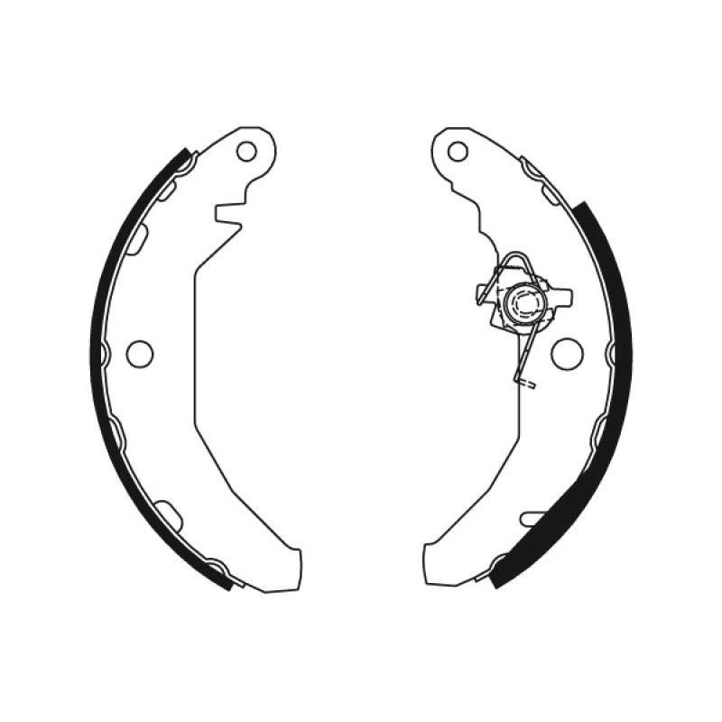 Jeu de mâchoires de frein TRW GS6179 - Visuel 1
