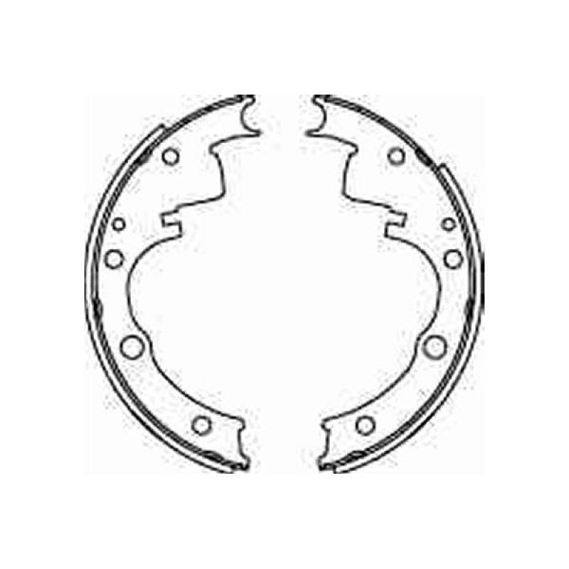 Jeu de mâchoires de frein TRW GS6209 - Visuel 1