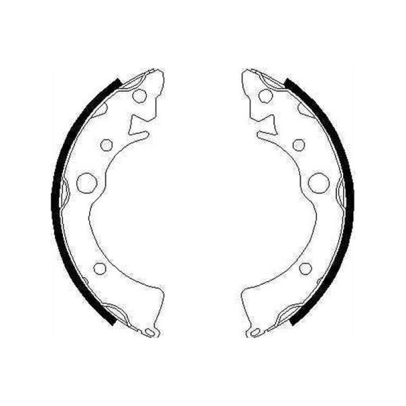 Jeu de mâchoires de frein TRW GS6210 - Visuel 1