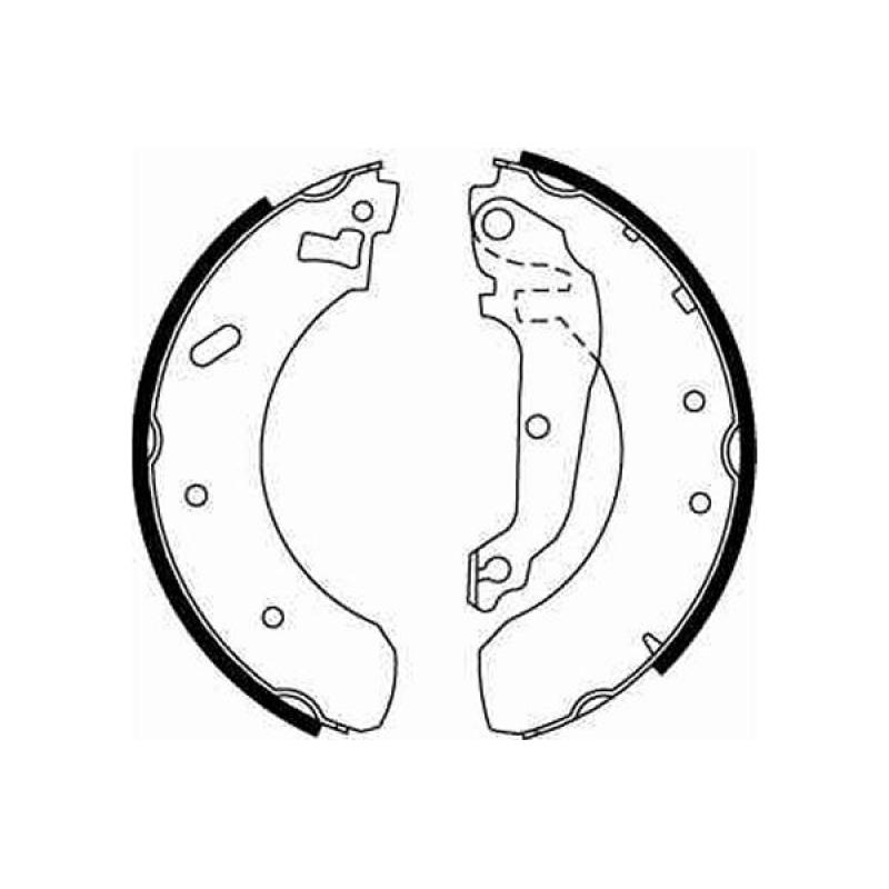 Jeu de mâchoires de frein TRW GS6215 - Visuel 1