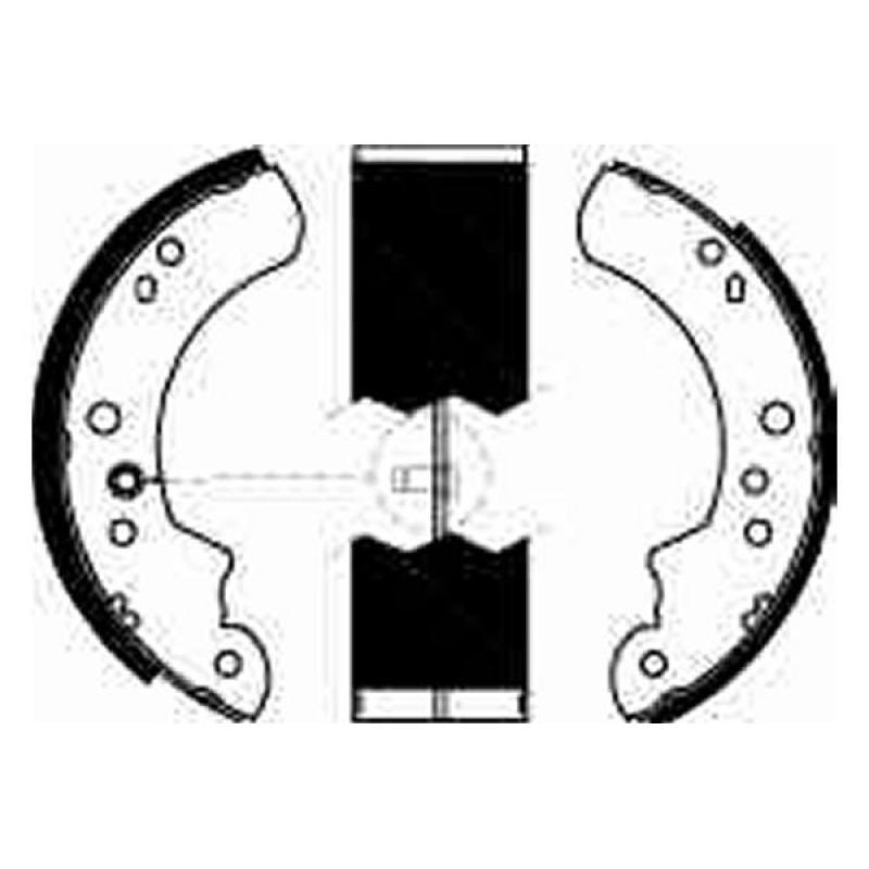 Jeu de mâchoires de frein TRW GS6222 - Visuel 1