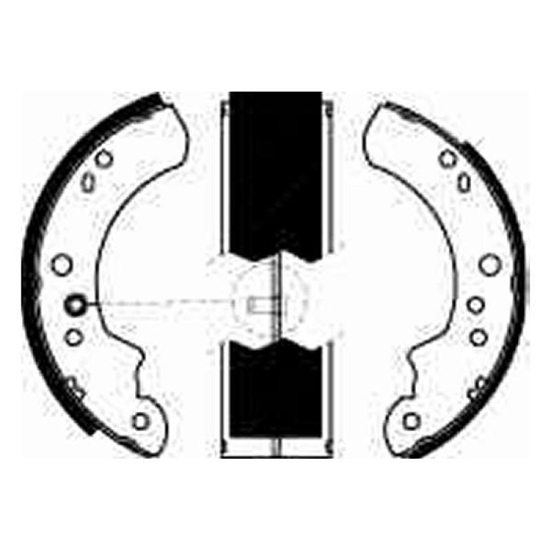 Jeu de mâchoires de frein TRW GS6223 - Visuel 1