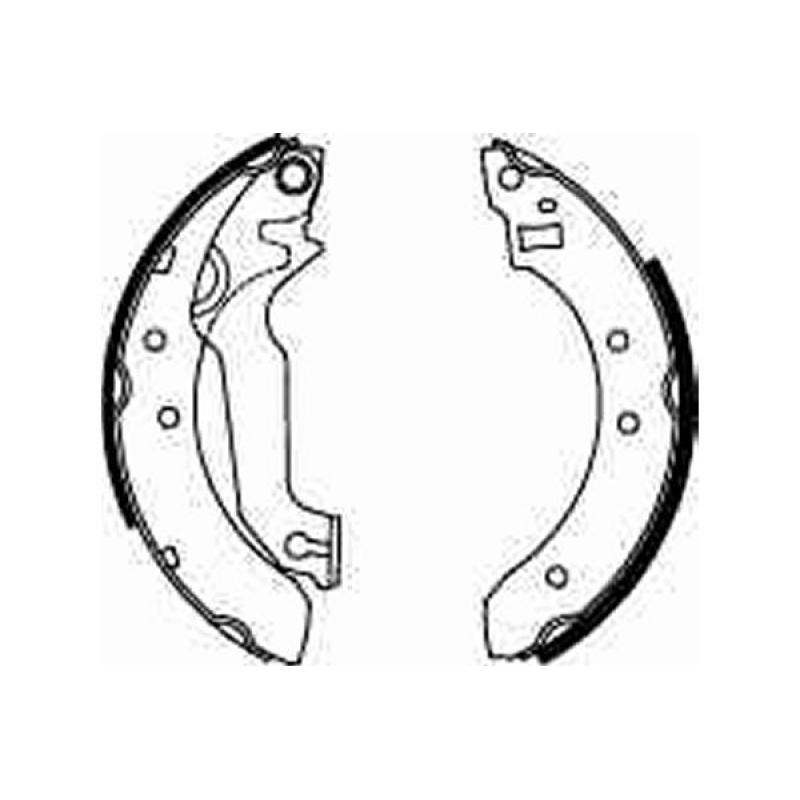 Jeu de mâchoires de frein TRW GS6227 - Visuel 1