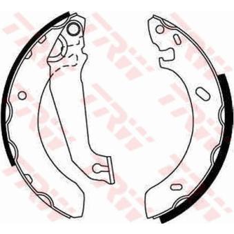 Jeu de mâchoires de frein TRW OEM 6500944