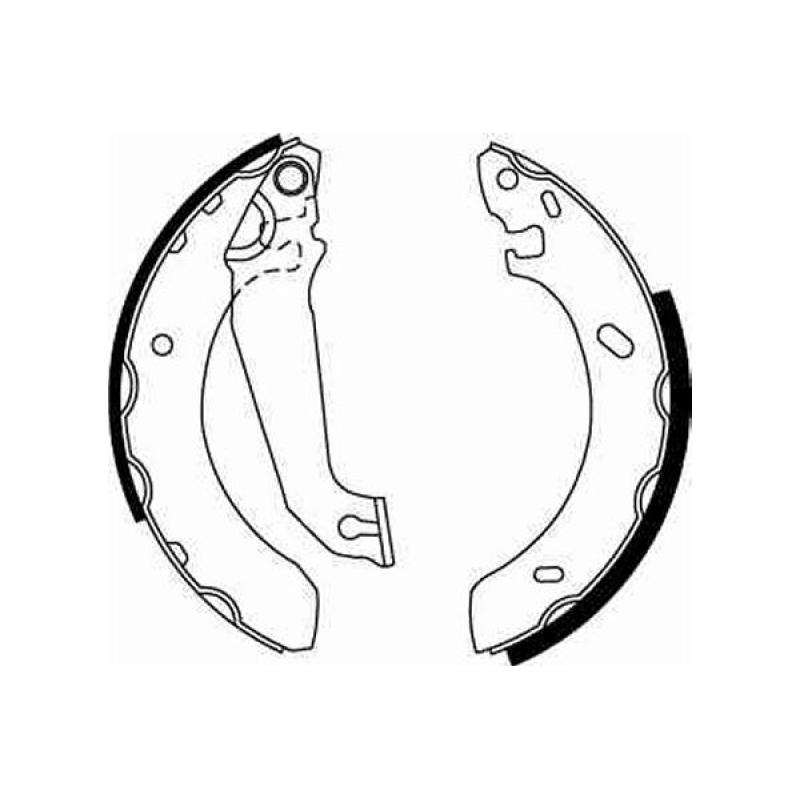 Jeu de mâchoires de frein TRW GS6254 - Visuel 1