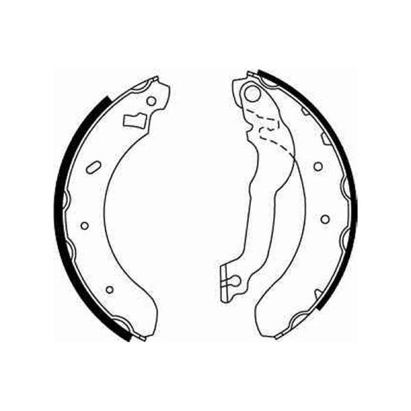 Jeu de mâchoires de frein TRW GS6255 - Visuel 1
