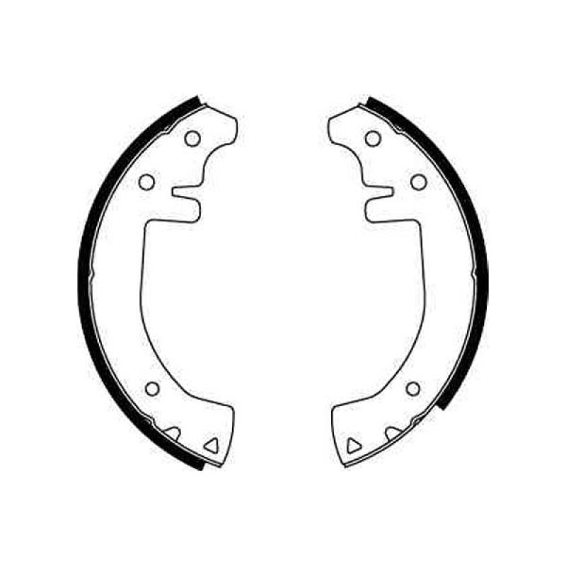 Jeu de mâchoires de frein TRW GS8018 - Visuel 1