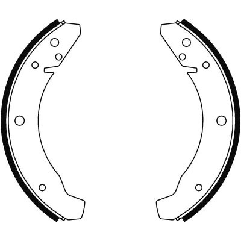 Jeu de mâchoires de frein TRW GS8025 - Visuel 1