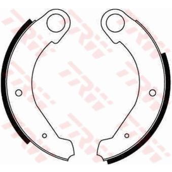 Jeu de mâchoires de frein TRW GS8053 pour CITROEN JUMPY 8 - 33cv