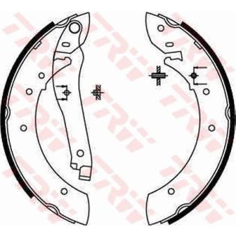 Jeu de mâchoires de frein TRW [GS8108]