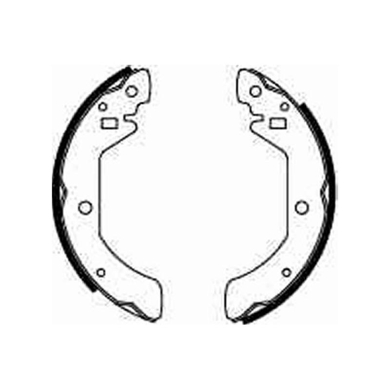 Jeu de mâchoires de frein TRW GS8111 - Visuel 1