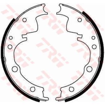 Jeu de mâchoires de frein TRW OEM 7981354