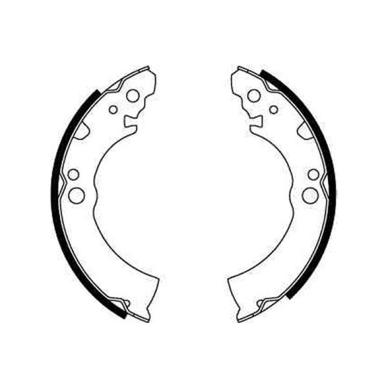 Jeu de mâchoires de frein TRW GS8157 - Visuel 1