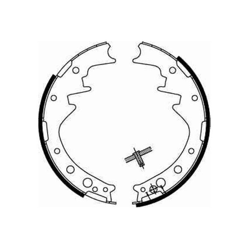 Jeu de mâchoires de frein TRW GS8170 - Visuel 1