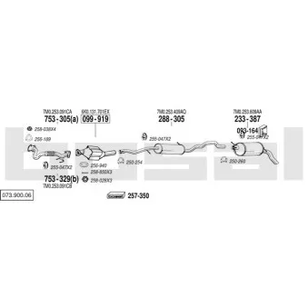 BOSAL 073.900.06 - Echappement