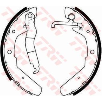 Jeu de mâchoires de frein TRW OEM 5221073041