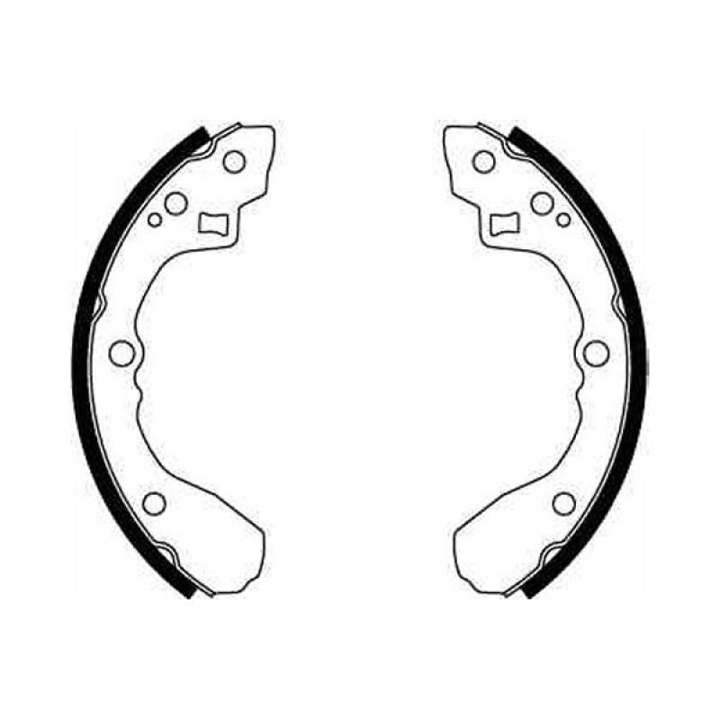 Jeu de mâchoires de frein TRW GS8205 - Visuel 1