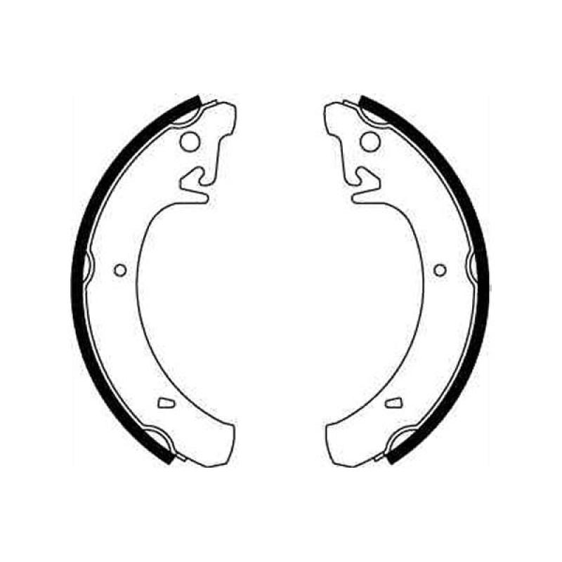 Jeu de mâchoires de frein TRW GS8210 - Visuel 1