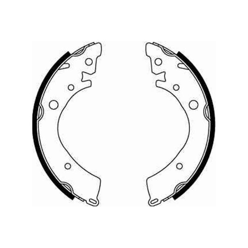 Jeu de mâchoires de frein TRW GS8215 - Visuel 1