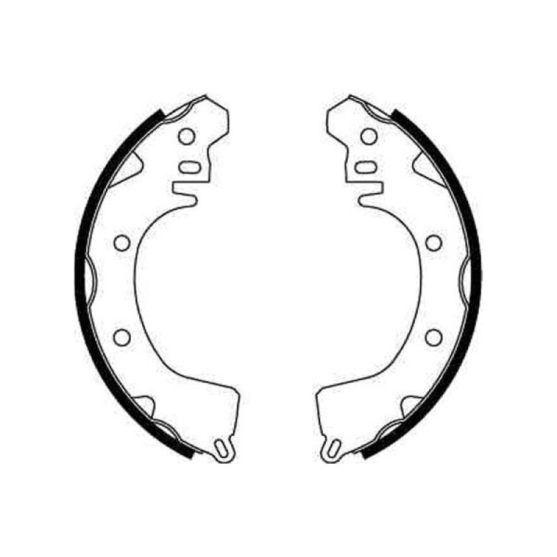 Jeu de mâchoires de frein TRW GS8221 - Visuel 1