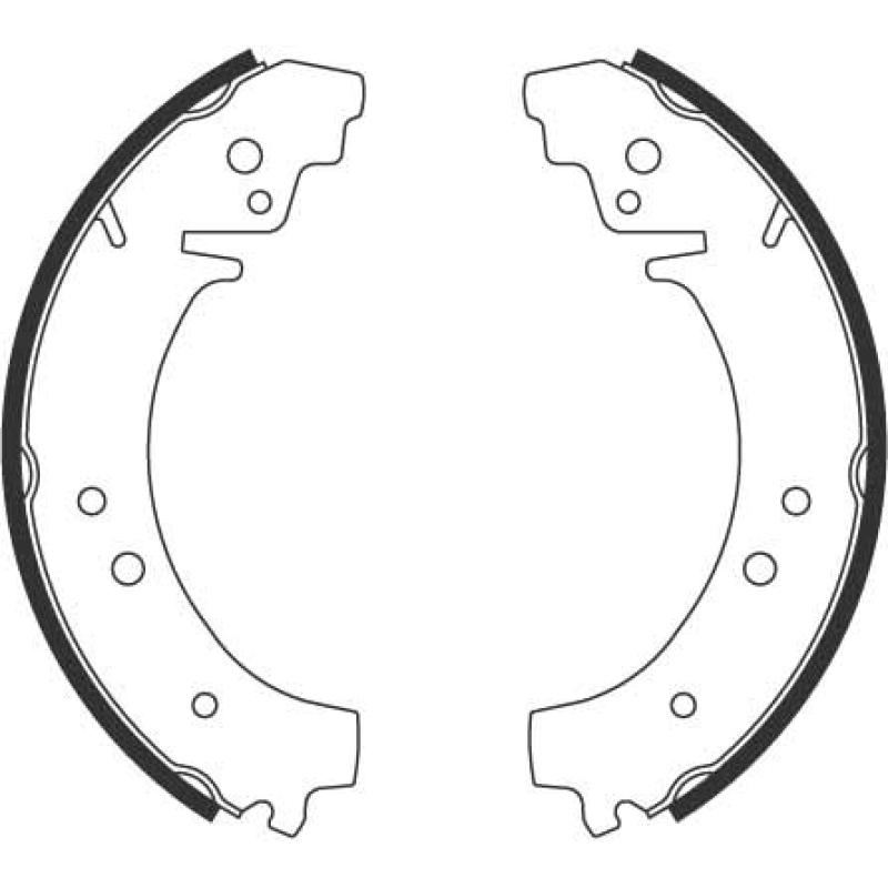 Jeu de mâchoires de frein TRW GS8222 - Visuel 1