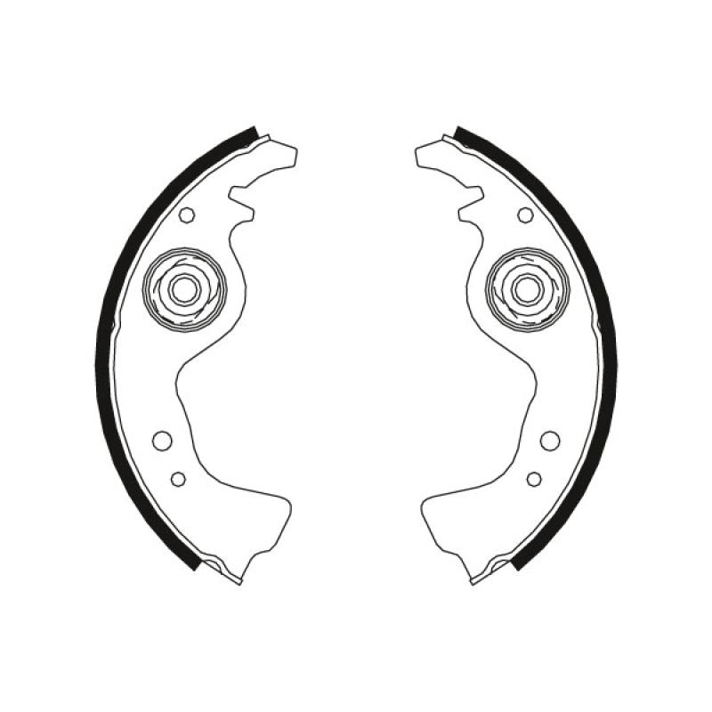 Jeu de mâchoires de frein TRW GS8234 - Visuel 1