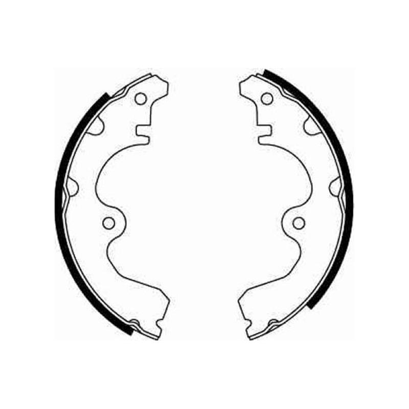 Jeu de mâchoires de frein TRW GS8243 - Visuel 1