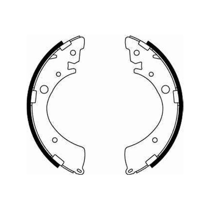 Jeu de mâchoires de frein TRW GS8245 - Visuel 1