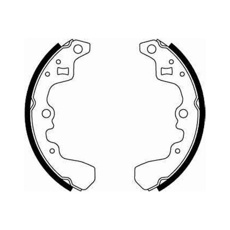 Jeu de mâchoires de frein TRW GS8248 - Visuel 1