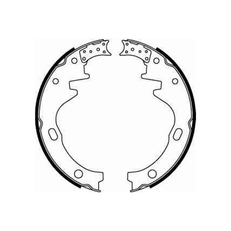 Jeu de mâchoires de frein TRW GS8259 - Visuel 1