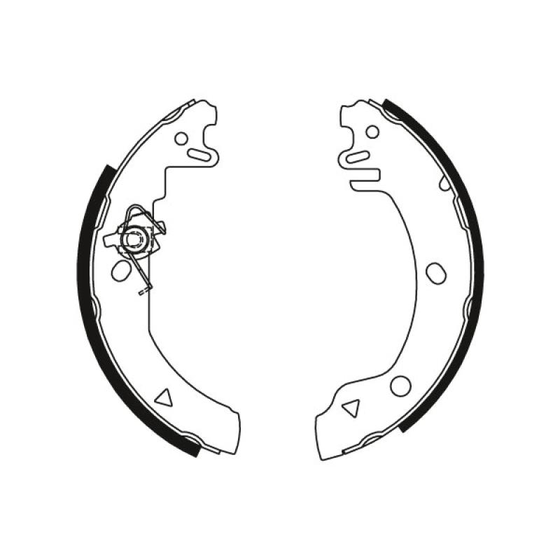 Jeu de mâchoires de frein TRW GS8280 - Visuel 1