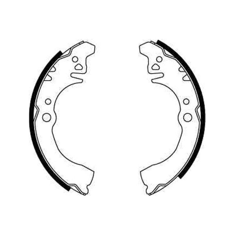 Jeu de mâchoires de frein TRW GS8281 - Visuel 1