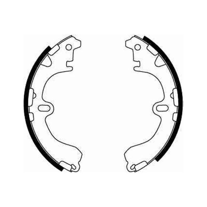 Jeu de mâchoires de frein TRW GS8291 - Visuel 1