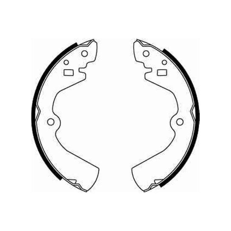 Jeu de mâchoires de frein TRW GS8308 - Visuel 1