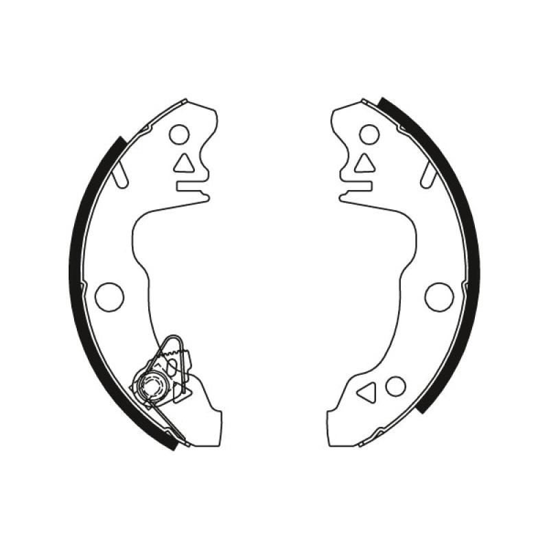 Jeu de mâchoires de frein TRW GS8318 - Visuel 1