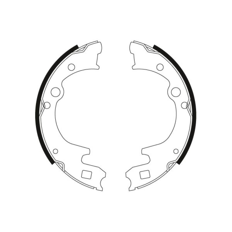 Jeu de mâchoires de frein TRW GS8428 - Visuel 1