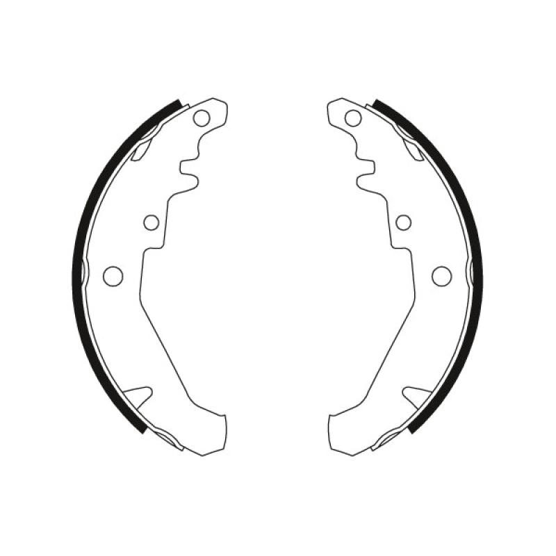 Jeu de mâchoires de frein TRW GS8436 - Visuel 1