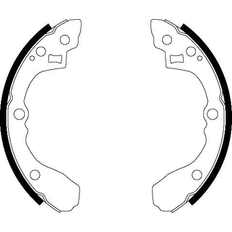 Jeu de mâchoires de frein TRW GS8439 - Visuel 1