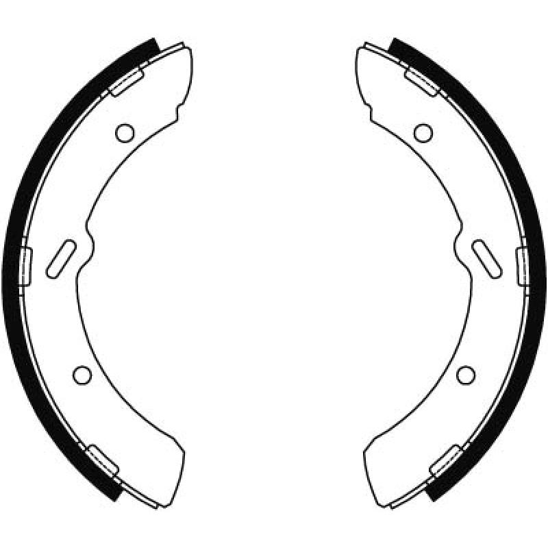 Jeu de mâchoires de frein TRW GS8459 - Visuel 1