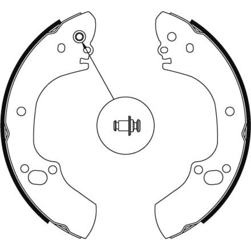 Jeu de mâchoires de frein TRW GS8462 - Visuel 1