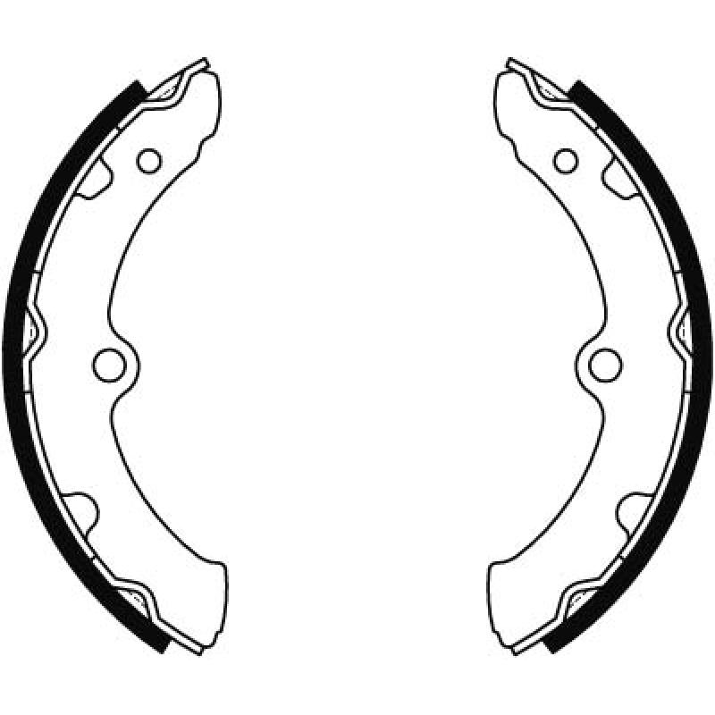 Jeu de mâchoires de frein TRW GS8464 - Visuel 1