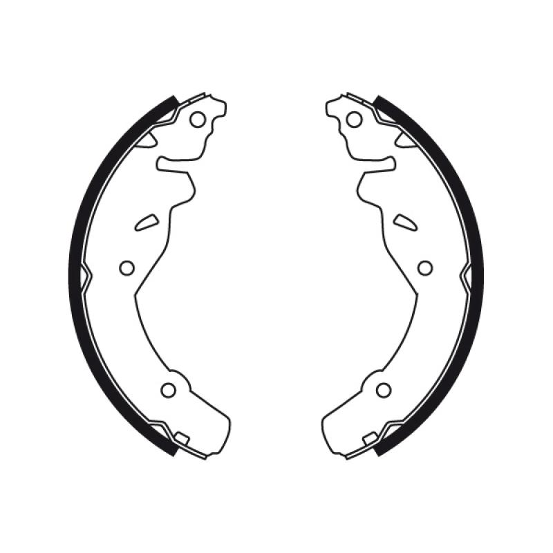 Jeu de mâchoires de frein TRW GS8465 - Visuel 1