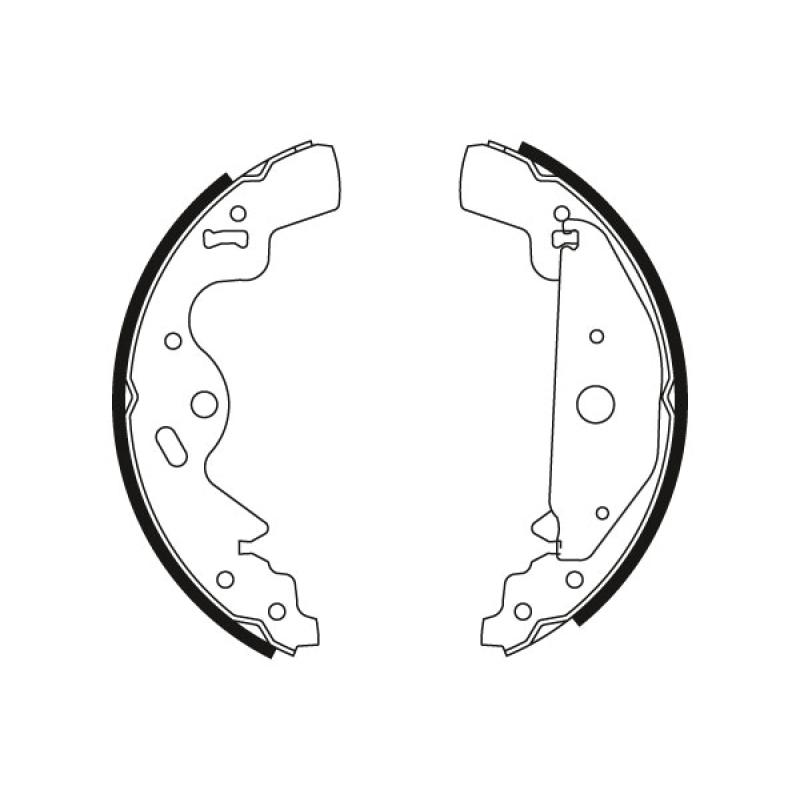 Jeu de mâchoires de frein TRW GS8477 - Visuel 1