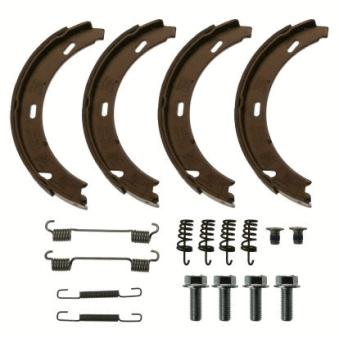 Jeu de mâchoires de frein, frein de stationnement TRW GS8481 pour MERCEDES-BENZ CLASSE A E-CELL - 68cv