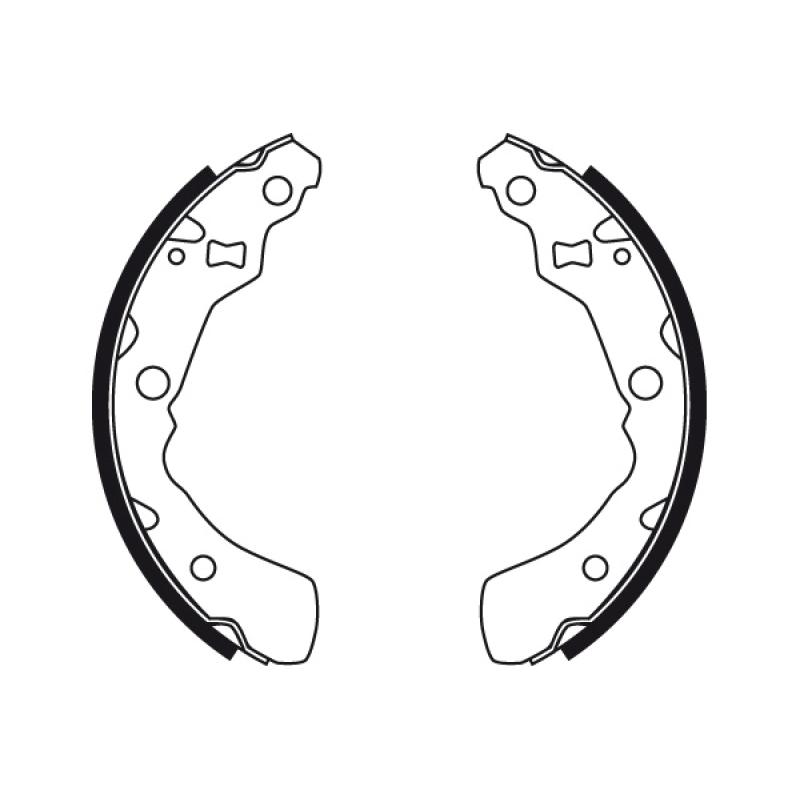 Jeu de mâchoires de frein TRW GS8490 - Visuel 1