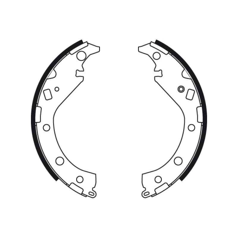 Jeu de mâchoires de frein TRW GS8492 - Visuel 1