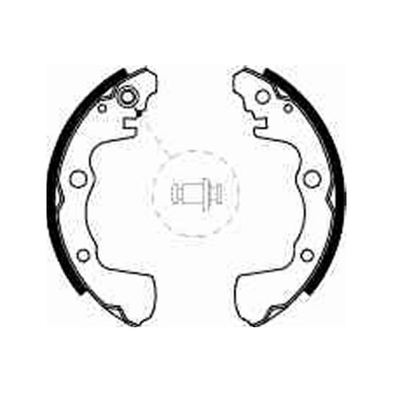 Jeu de mâchoires de frein TRW GS8508 - Visuel 1