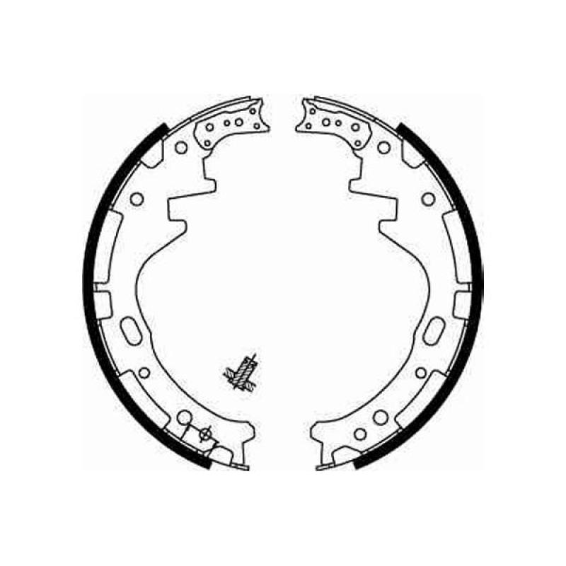 Jeu de mâchoires de frein TRW GS8513 - Visuel 1