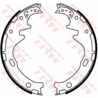 Jeu de mâchoires de frein TRW OEM 4406080W25
